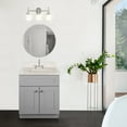 thumbnail image 4 of Design House Brookings 25" x 19" Ready to Assemble Shaker 2-Door Bath Vanity with Cultured Marble 4" Centerset Top, Gray/Ivory Swirl, 4 of 25