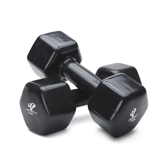 JIMWALT Now in India Exclusive Range of Vinyl Dumbbells 0.5KG to 10KG (7 7=14)