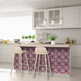 thumbnail image 6 of Mi Alma Vintage Green Pink Tile Stickers - Removable Vinyl 4x4, 24 pcs, 6 of 10