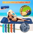 thumbnail image 3 of EQWLJWE Sleeping Pad for Camping, Inflatable Camping Pad with Foot Press Single Convert to Double Lightweight Backpacking Mat for Hiking Travel Camp Durable Waterproof Air Mattress Compact Hiking Pad, 3 of 3