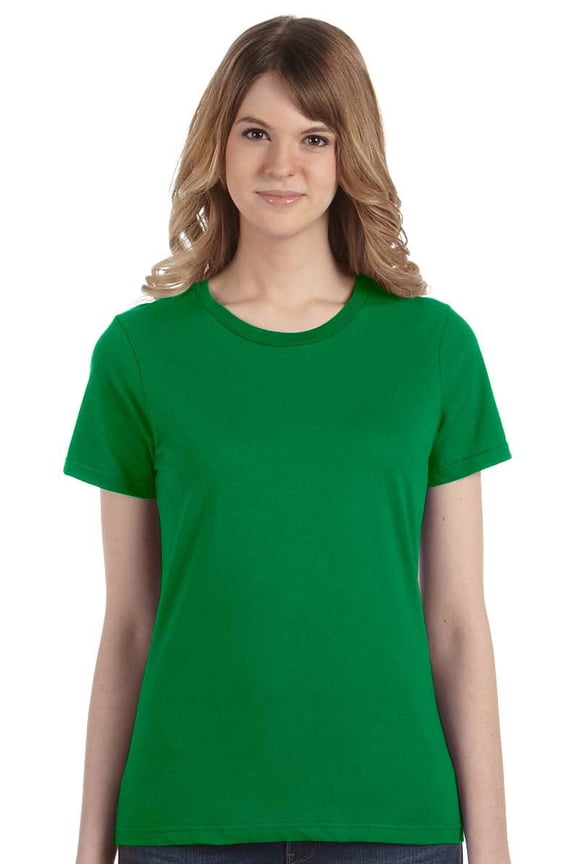 Womens' Fashion Ringspun T-Shirt, Kelly Green, 2X, Style, 880