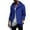 Blue, variant on uikmnh Men's Jackets Autumn and Winter Men's Soil Trench Coat Long Lapel Hood Space Double Casual Trench Coat Size:L