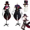 thumbnail image 2 of Devolución gratuita Genshin Impact Lyney Cosplay disfraz sombrero peluca para adultos hombres mujeres trajes de juego de rol Halloween carnaval traje, 2 of 5