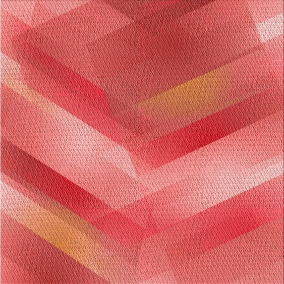 Ahgly Company Machine Washable Indoor Square Transitional Red Area Rugs, 8' Square