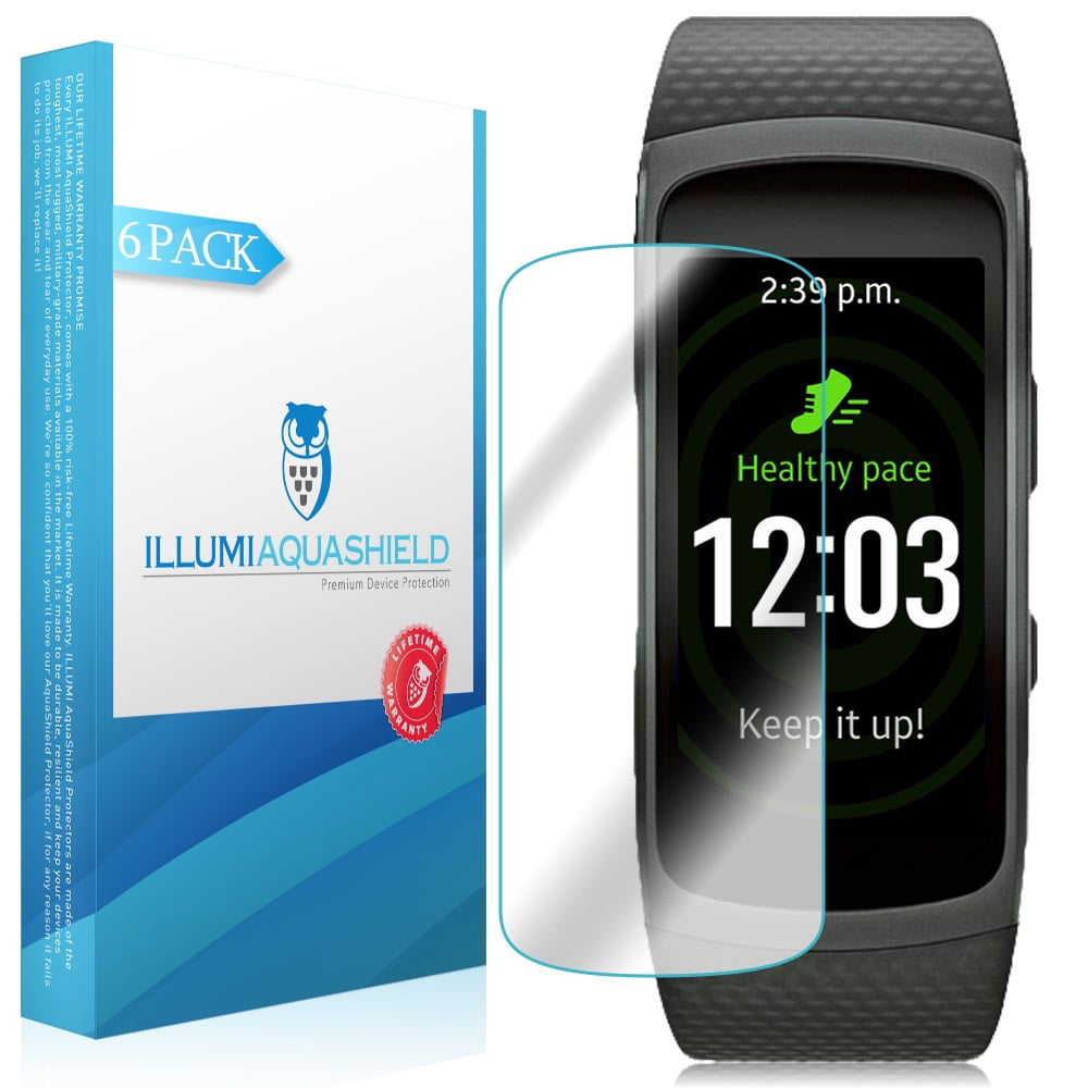 iLLumi AquaShield Clear Screen Protector for Samsung Gear Fit 2 (6-Pack)