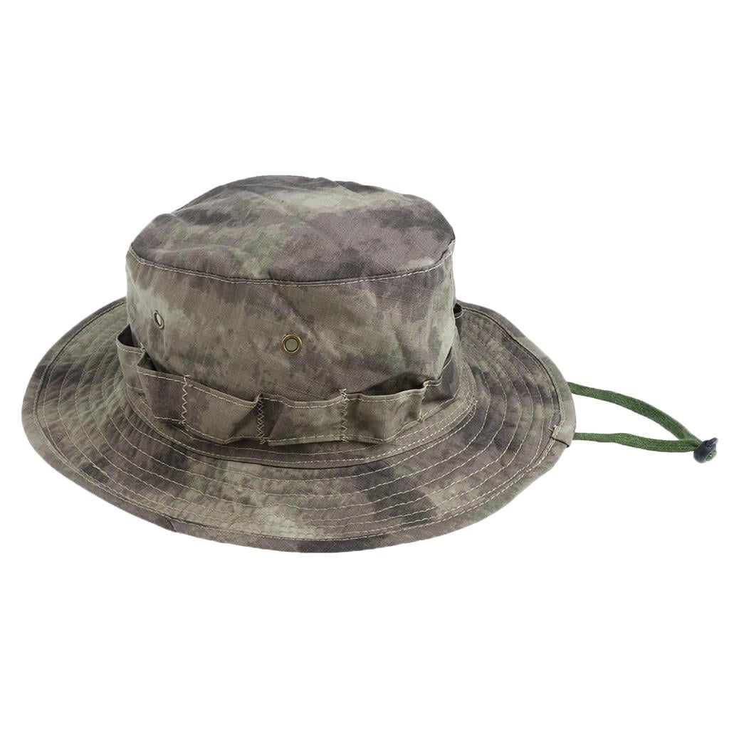 LOVIVER 1pcs uflage Camping Hiking Fishing Outdoor Sun Hat Cap