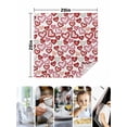 thumbnail image 4 of Valentine's Day Cloth Napkins Set of 8 Reusable Dinner Napkins, Pink Red Love Heart Abstract Art Romantic Cocktail Napkin Washable Table Napkins for Wedding/Holiday Party/Baby Shower 20"x20", 4 of 7