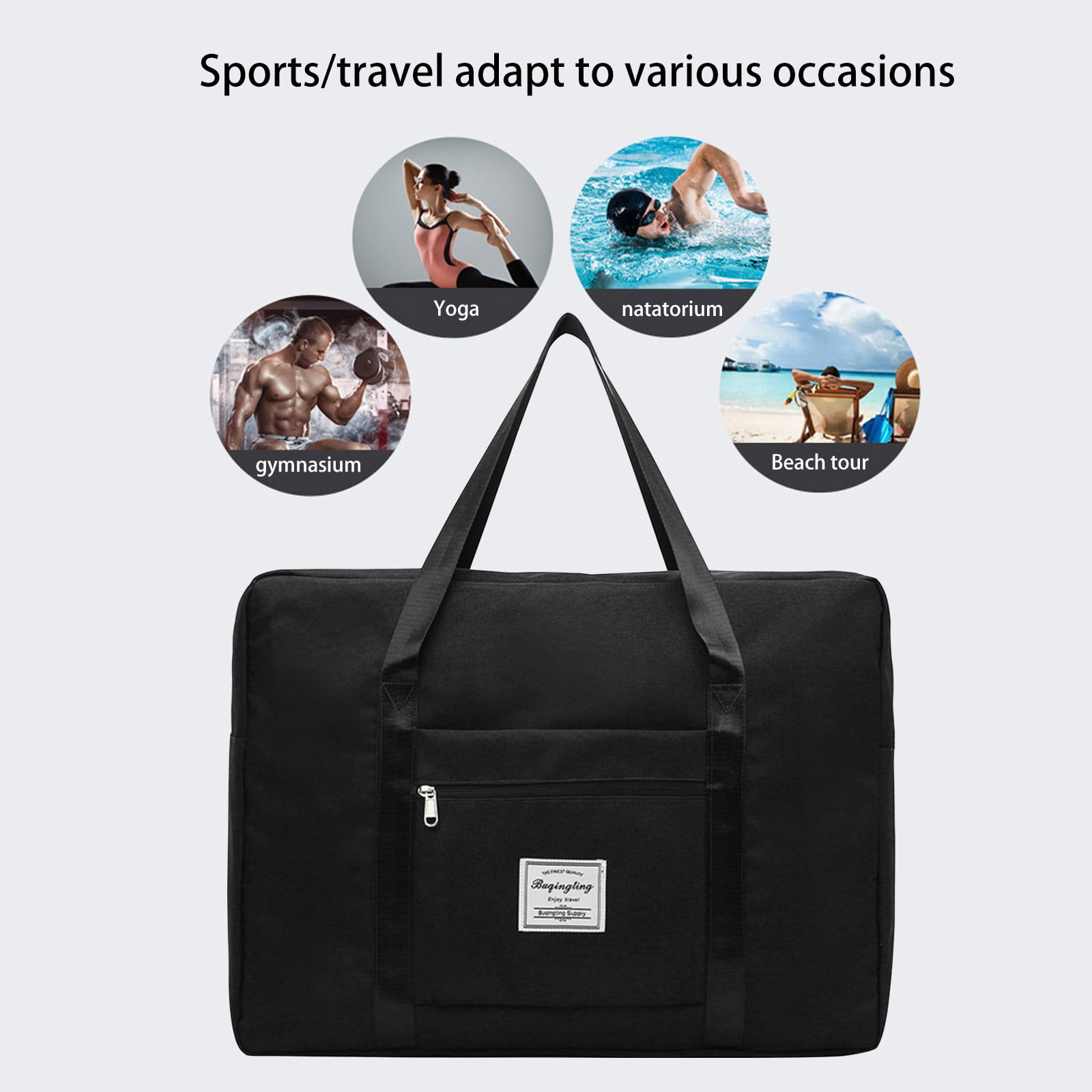 GiliGiliso Expandable Gym Bags Duffle Bags For Sports And Weekend Travel  Large Capacity Lightweight Overnight Bags For Men And Women Travel Duffel  Bags Sports Tote Bag  Walmartcom