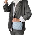 thumbnail image 1 of Bolso bandolera pequeño para mujer, bolso de mano cuadrado con forma de cámara, bolso de hombro ligero con cremallera superior, 1 of 5