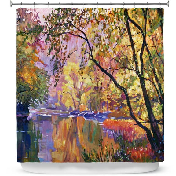 Shower Curtains 70" x 84" from DiaNoche Designs by David Lloyd Glover - Serene Reflections
