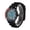 Black Orange, variant on Men's Luminous Rotating Bezel Watch Casual Analog Display Quartz Wristwatch with Date Calendar Waterproof Rubber Strap 10 inches / 25.4 cm Black Orange