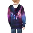 thumbnail image 3 of DISNIMO Galaxy Wolf Hoodies for Boys Butterfly Hoodie for Kids Zipper Sweatshirt Boy Hooded Sweatshirts for Boys Hoodie Jackets Size 8-10 Zip Jacket Boys Animal Hoodies Child Clothes Fall, 3 of 7