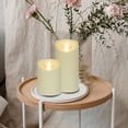 thumbnail image 7 of Cacou 3-Pack Flickering LED Flameless Candles with Remote Control for Home Decor and Mood Lighting, 7 of 7