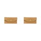 thumbnail image 4 of Minnieouse Cartera de cuero PU para mujer, monedero de repuesto con botón a presión, elegante, exquisito, estilo Simple, monedero para chicas, Marrón 2piezas, 4 of 6