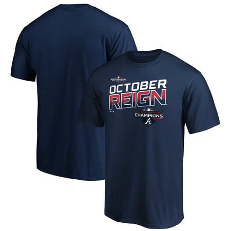 Atlanta Braves Majestic 2019 NL East Division Champions Locker Room T-Shirt - (Best Areas To Live In Atlanta 2019)