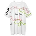 thumbnail image 3 of A Beautiful Queen in Her Pink And Green Sleepshirts For Sleeping Travels Loose Sleepdress Pajama Dress Soft Nightdress Sleepwear, 3 of 7