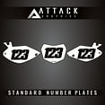 thumbnail image 2 of Attack Graphics Number Plate Backgrounds for Yamaha TTR230 2018, 2 of 2