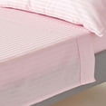 thumbnail image 1 of 500 Thread Count 3 Piece ( 1-Fitted Sheet + 2 - Pillow Cases ) Fitted Sheet 18 Inch Deep Pocket 100% Egyptian Cotton Stripe Pattern, 1 of 4