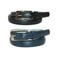 thumbnail image 1 of CTM® Ceinture Mince en Cuir de 3/4 Po pour Robe (Lot de 2 Couleurs) (pour Femmes), 1 of 5