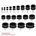thumbnail image 3 of BodyJ4You 18PCS Plugs Tunnel Tapers Randomly Assorted Ear Piercing Gauges Kit 20mm(13/16") 9 Pairs, 3 of 6