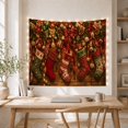 thumbnail image 5 of Pinecone Bowl Collection with Stockings Wood Planked, Cozy Farmhouse for Farmhouse Decor Lovers, Wall Decor, Christmas Gift, Tapestry Wall Hanging for Dorm and Living Room, 5 of 7