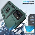 thumbnail image 5 of for Galaxy A14 5G Phone Case,Slide Camera Cover HD Screen ProtectorMilitary Grade Shockproof Ring Holder Kickstand Protective for Samsung Galaxy A14 5G Case, Pine Green, 5 of 6
