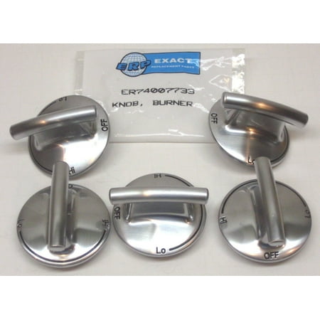 74007733 5 Pack Burner Knob For Jenn Air Gas Range Ps2375871
