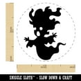 thumbnail image 2 of Haunted Halloween Ghost Banshee Monster Self-Inking Rubber Stamp Ink Stamper - Pink Ink - Medium 1 Inch, 2 of 7