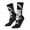 2 Black-1, variant on White Black Sheep skull Print Adult Socks for Men & Women,Calf Socks, Ankle Socks,Boots Socks,Breathable Casual Sock,Unisex Crew Socks