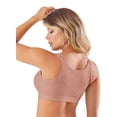 thumbnail image 2 of Shape Concept Women's Post Surgical Surgery Bra Posture Corrector with Sleeves Brasier Post Operatorio SCB003 (Cocoa, Medium), 2 of 3