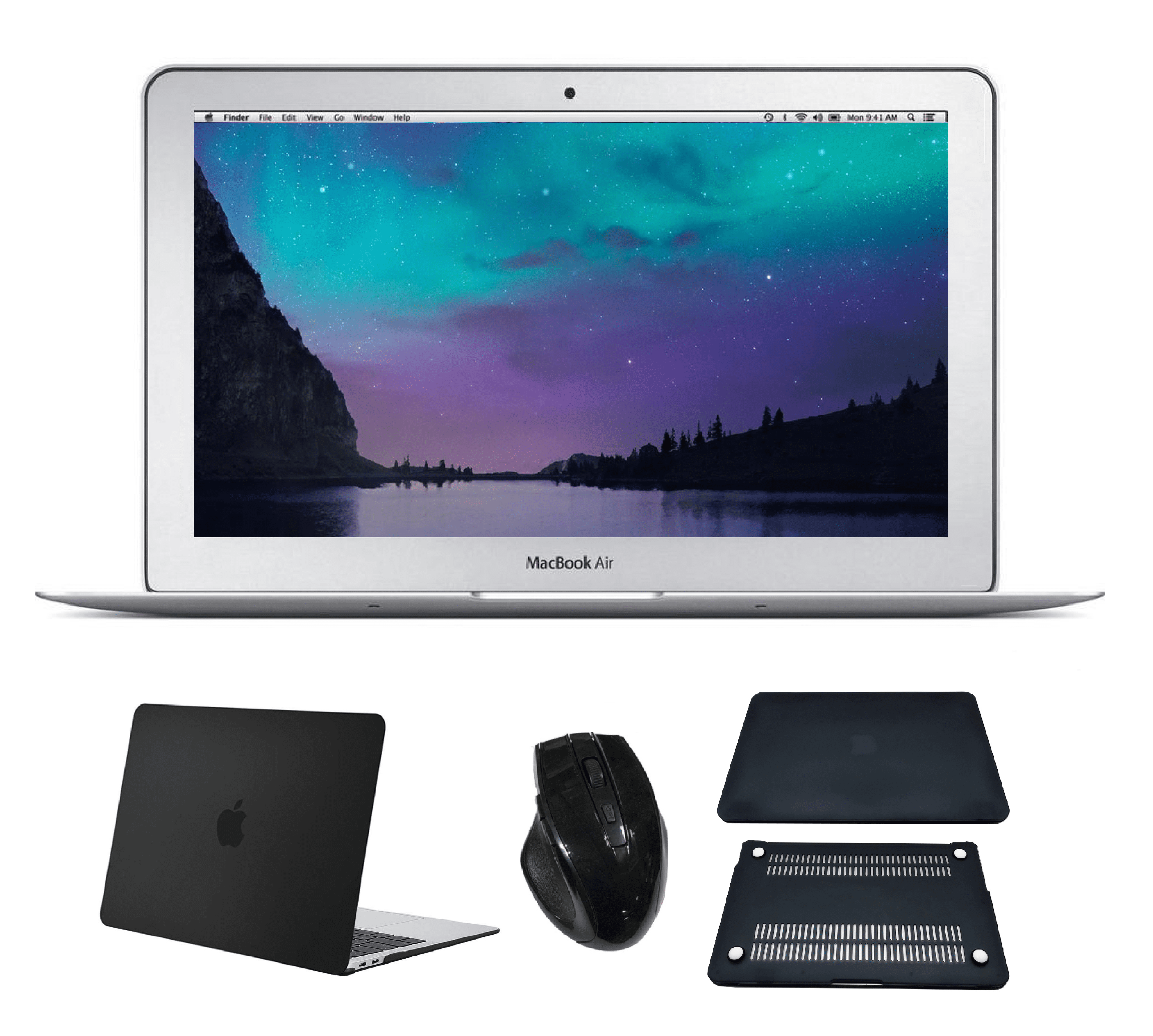 Apple macbook air 11 6 inch bundle wireless mouse and case 4gb ram