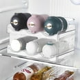 thumbnail image 3 of 2Pcs Water Bottle Organizer Stackable Bottle Storage Holder Clear Water Cup Holder Plastic Wine Drink Organizer Rack, 3 of 8