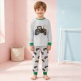 thumbnail image 2 of KPOPLK 2-8 Years Toddler Boy 2 Pcs Pjs Fall Boy Long Sleeve Cotton Graphic Tee Top and Pants Sleepwear Outfit Set,Size 4-5 Years, 2 of 9