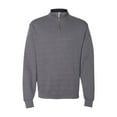 thumbnail image 2 of Fruit of the Loom - Sofspun Quarter-Zip Sweatshirt - SF95R - Charcoal Heather, 2 of 3