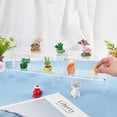 thumbnail image 3 of 2-Tier Transparent Acrylic Minifigures Display Risers with Iron Findings for Cosmetic Doll Model Display Clear Finish Product: 14x40x10.5cm, 3 of 5