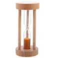 thumbnail image 1 of 3 Min Wooden Sandglass Hourglass Orange Sand Timer Clock Table Desktop Decoration, 1 of 3