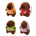thumbnail image 3 of AOOOWER Lovely Capybara Pendant Plushie Toy for Desktop Ornament Keychain Bag Hanging, 3 of 17