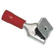 Female-Male Piggy-Back ADAPTERS 22-18 Gauge .250" RED -50PK