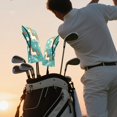 thumbnail image 5 of Golf Head Covers Beautiful Horse Design for Driver, Wood & Hybrid, Premium Waterproof PU Leather with Plush Lining, Elegant Animal Golf Gifts, 5 of 10