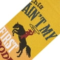 thumbnail image 4 of Cool Socks, First Rodeo Men's, Fun Novelty Crew Socks, 4 of 6