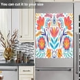 thumbnail image 6 of Coolnut Mexican Flower Traditional Pattern Dishwasher Magnet Cover for The Front Door,Reusable Refrigerator Door Decor Magnet Sticker for Kitchen Home Decor 23" x 26", 6 of 6