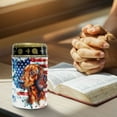 thumbnail image 5 of COEQINE Solar Lights Outdoor Waterproof Cemetery Solar Outdoor Candle Grave Solar Decoration Solar Votive Candles Blessed Candles for Loss of Loves One, Dachshund American Flag, 5 of 7