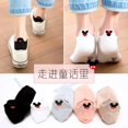 thumbnail image 4 of Nuevos calcetines de Disney Mickey Minnie para mujer, calcetines cortos de primavera y verano, lindos calcetines cortos para niñas, calcetines deportivos coreanos de algodón con animales para mujer, 4 of 5