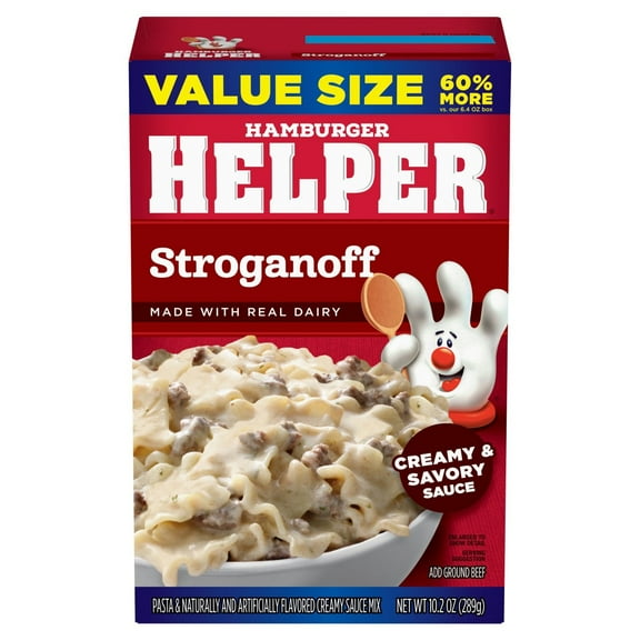 Hamburger Helper Stroganoff Value Size 10.2 oz Package May Vary