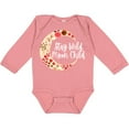 thumbnail image 3 of Inktastic Baby Stay Wild Moon Child Crescent Moon with Flowers Girls Long Sleeve Baby Bodysuit, 3 of 5