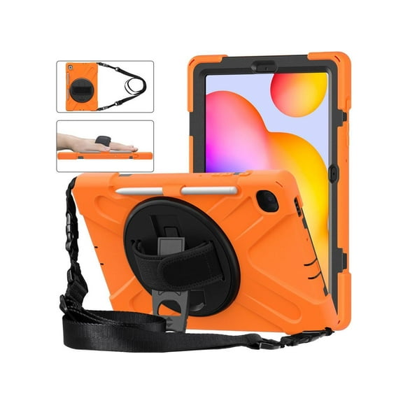 Case for Samsung Galaxy Tab S6 Lite 10.4 inch 2024 2020 2022 Model SM-P620 SM-P625 SM-P610 SM-P613 SM-P615 SM-P619 Protective Cover with S Pen Holder Stand Hand/Shoulder Strap