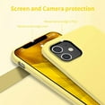 thumbnail image 5 of Dteck iPhone 11 Case, Ultra Slim Fit iPhone Case Liquid Silicone Gel Cover with Full Body Protection Anti-Scratch Shockproof Case Compatible with iPhone 11 6.1 inch, Yellow, 5 of 6