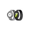 thumbnail image 1 of 2 Correas De 20mm Para Relojes Smartwatch Acero Milanesa Ancho De La Correa 20 Mm Color Negro/plata, 1 of 4