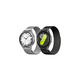 thumbnail image 1 of 2 Correas De 20mm Para Relojes Smartwatch Acero Milanesa Ancho De La Correa 20 Mm Color Negro/plata, 1 of 4