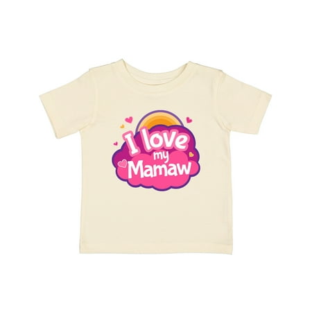 

Inktastic I Love My Mamaw Grandchild Gift Baby Girl T-Shirt